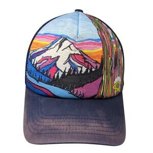 Sunday Afternoons Snapback Trucker Hat Multicolor One Size Adjustable Mesh Back